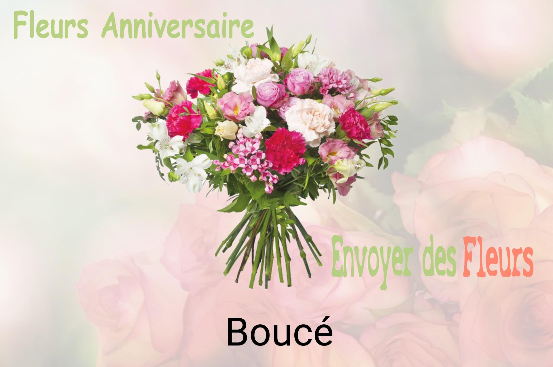 Bouquet de fleurs d’anniversaire livré à Boucé